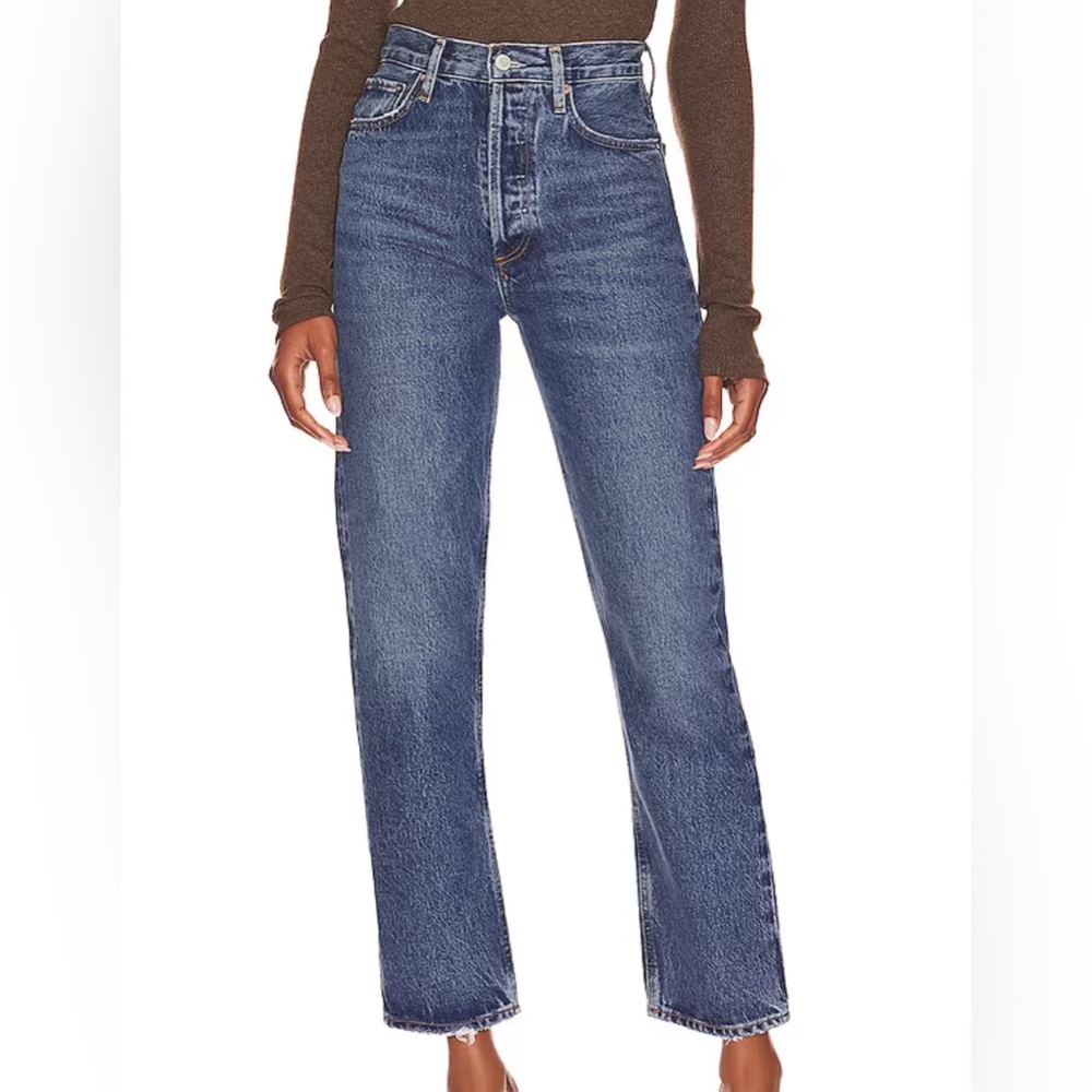 Agolde ‘90s Pinch-Waist High-Rise Straight Jeans